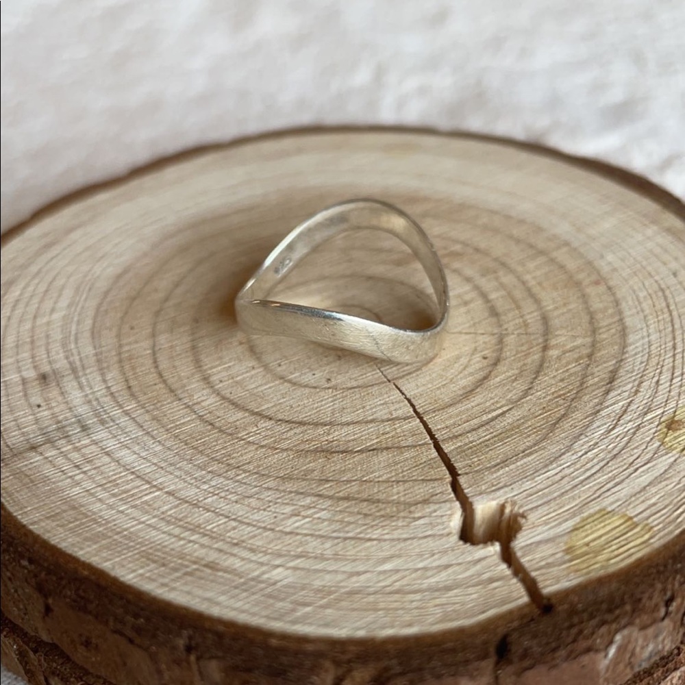 Fun Sterling silver wavy band